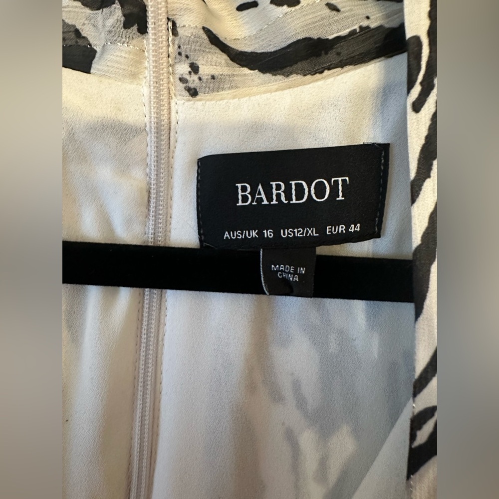 BARDOT Zebra Print Ruched Mini Dress - Picture 3 of 3